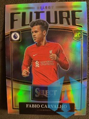 2022-23 Select EPL SELECT FUTURE Silver Prizm Holo #22 Fabio Carvalho RC Liverpool